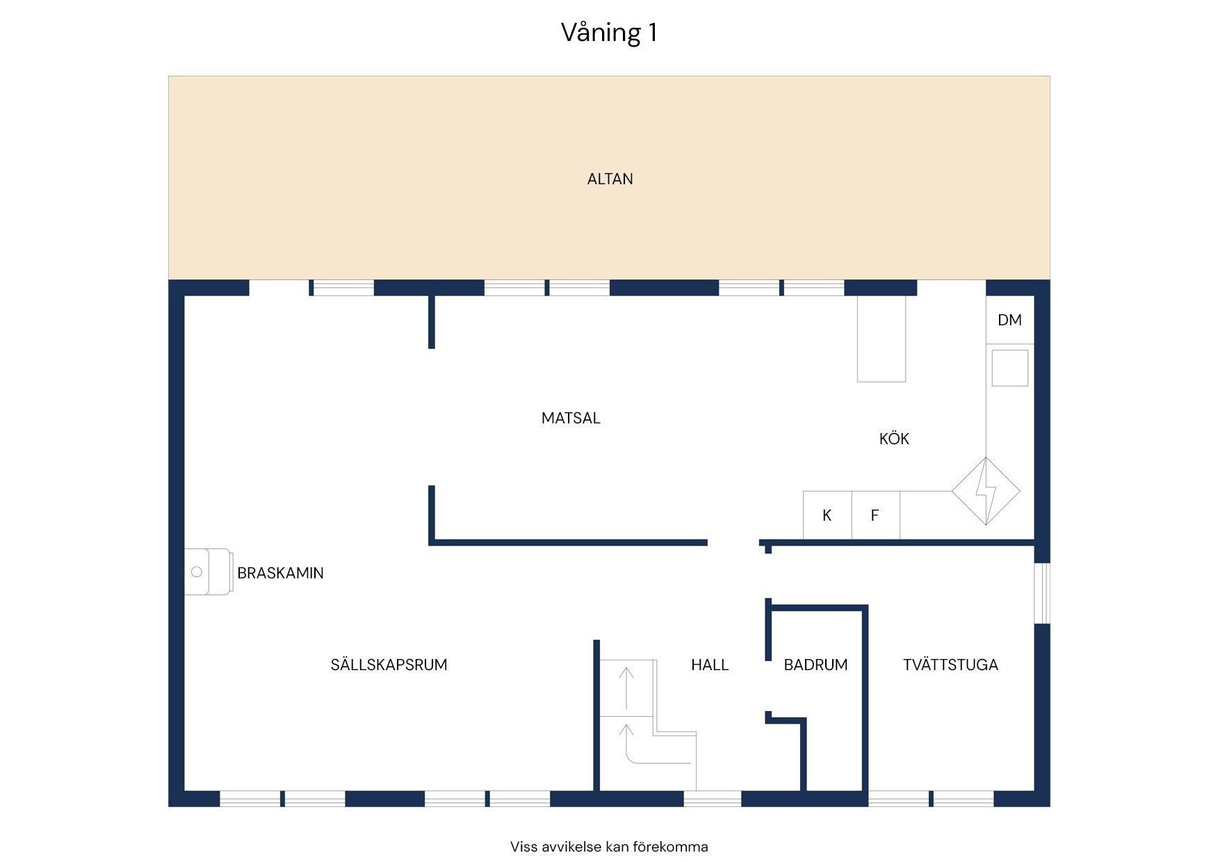 Planritning våning 1