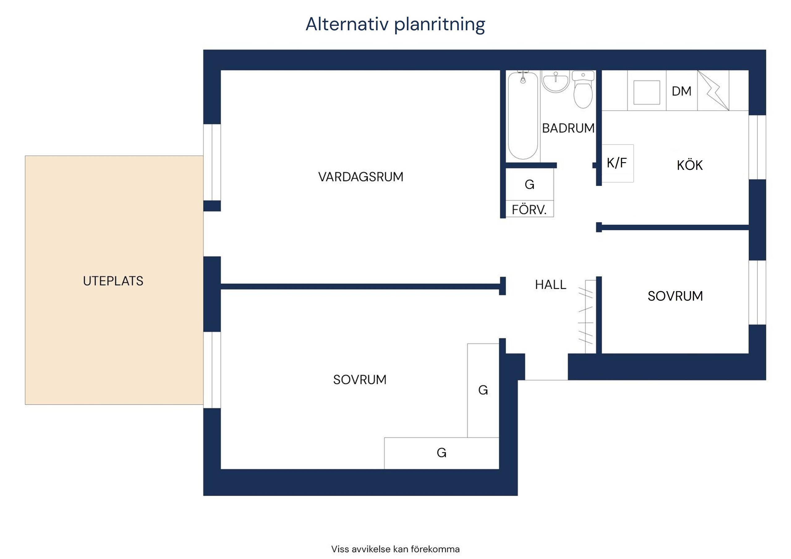 Alternativ planritning